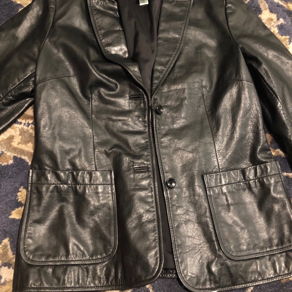 Leather Coat
